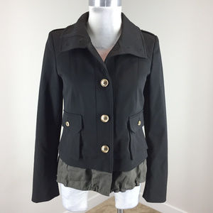 APART S 4 Black Olive Feild Jacket Coat Layered